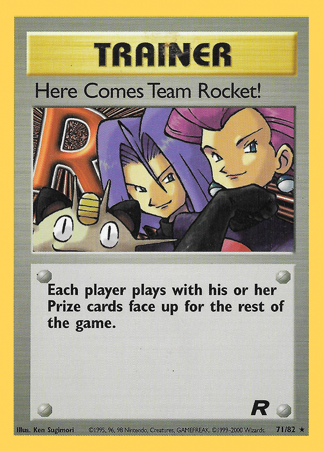 Here Comes Team Rocket! Team Rocket Set Rare Pokemon TCG DigitalTQ