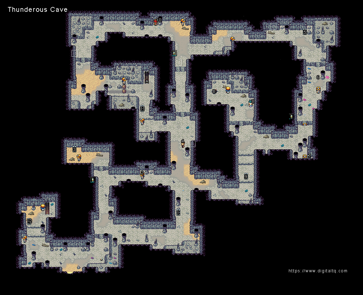Thunderous Cave Map