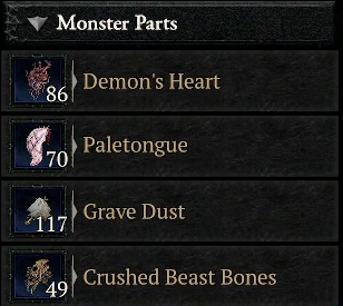 Diablo 4 Monster parts