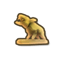 Golden Bush Devil Statue