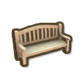 Palm Wood Bench