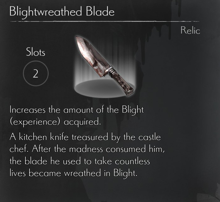 Blightwreathed Blade Relic