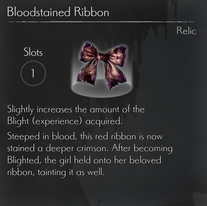 Bloodstained Ribbon Relic