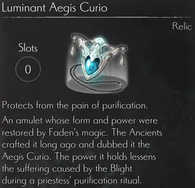 Luminant Aegis Curio Relic