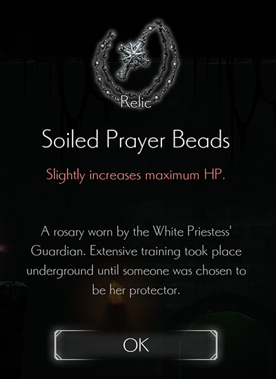 Solid Prayer Necklace Relic