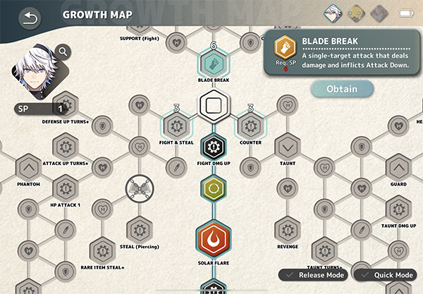 Fantasian - Growth Map