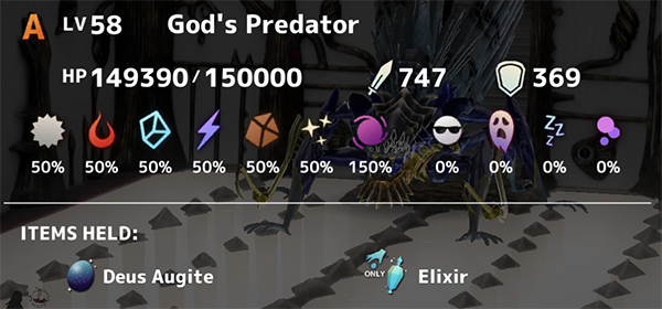God's Predator Stats
