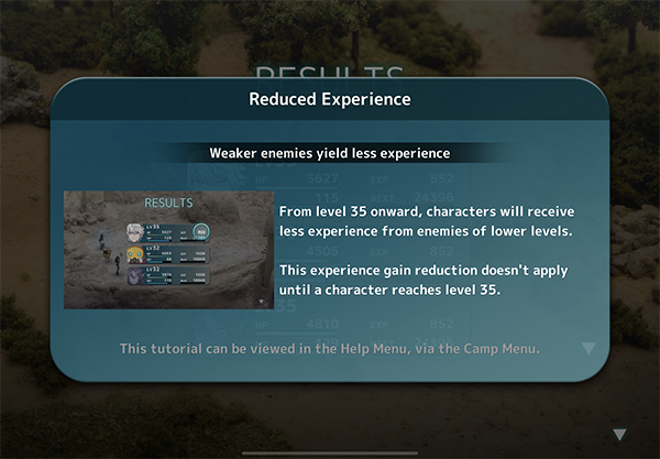 Reduced Experience