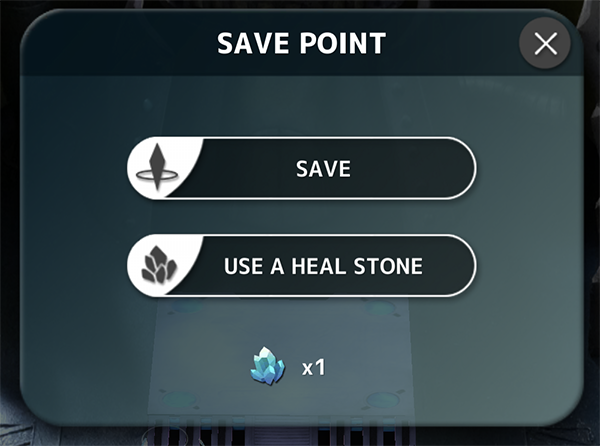 Save Point Heal Stones