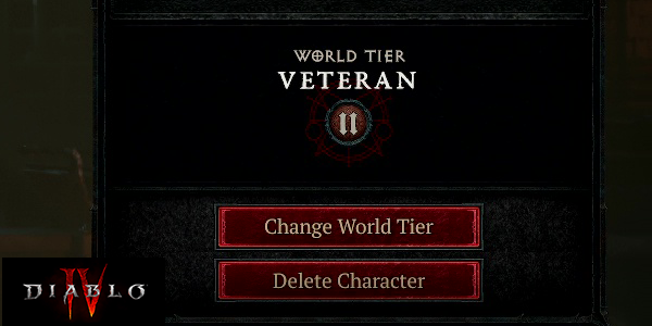 Diablo 4 World Tiers