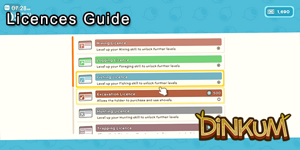 Dinkum - Licences Guide