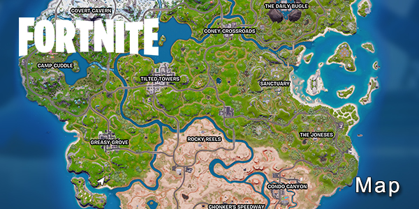 Fortnite Chapter 3 Season 1 Map - All Locations and POIs