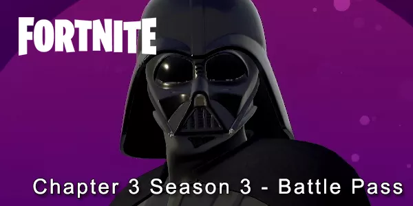 Fortnite Chapter 3 Season 3 - Battle Pass - Darth Vader Skin Revealed!