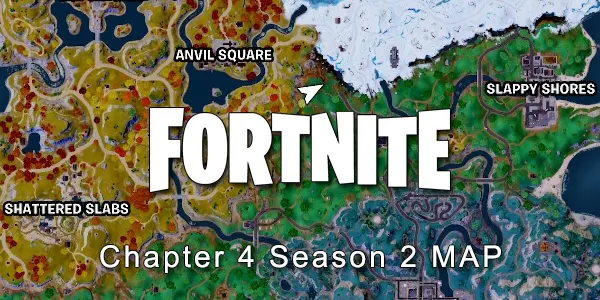 Fortnite Chapter 4 Season 2 Map - All Named Locations!