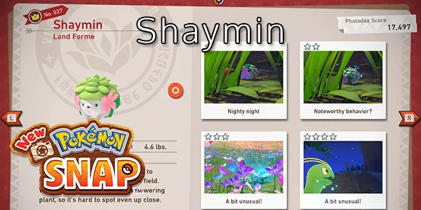 New Pokemon Snap - How To Find Shaymin (All Stars)