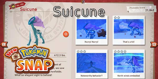 New Pokemon Snap - How To Find Suicune (All Stars)