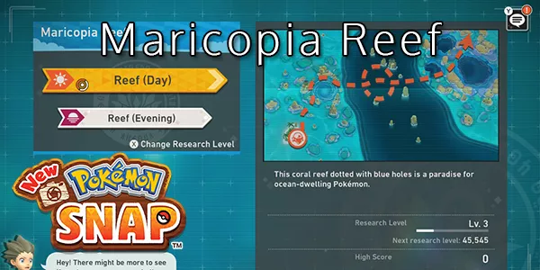 New Pokemon Snap - Maricopia Reef - Pokemon List