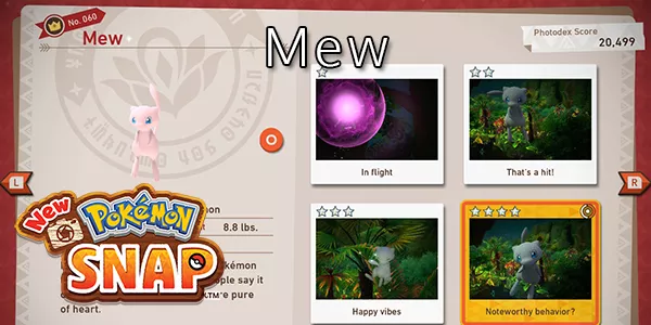 New Pokemon Snap - How To Find Mew (All Stars)