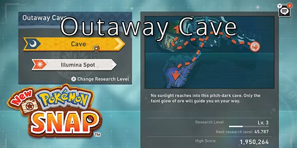 New Pokemon Snap - Outaway Cave - Pokemon List