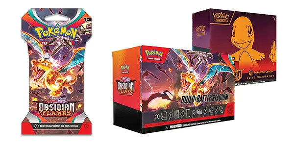 All Obsidian Flames Products for Pokemon TCG