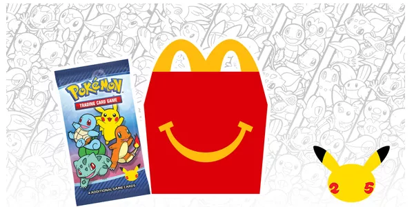 Pokemon 25th Anniversary McDonalds Promotion Set