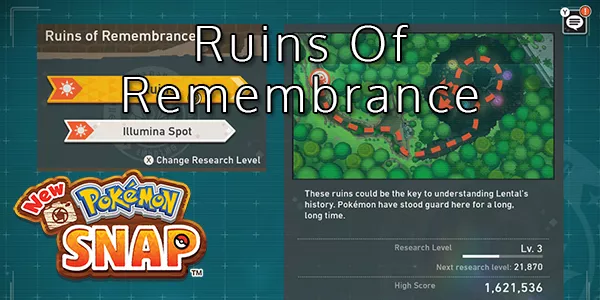 New Pokemon Snap - Ruins Of Remembrance - Pokemon List