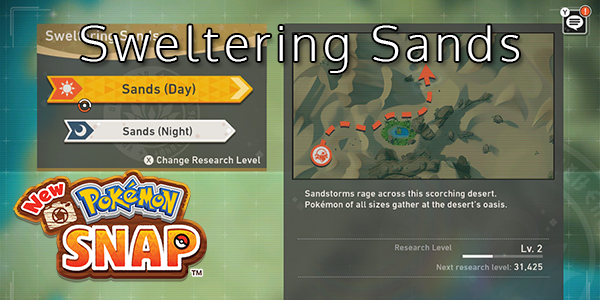 New Pokemon Snap  Sweltering Sands  Pokemon List  DigitalTQ