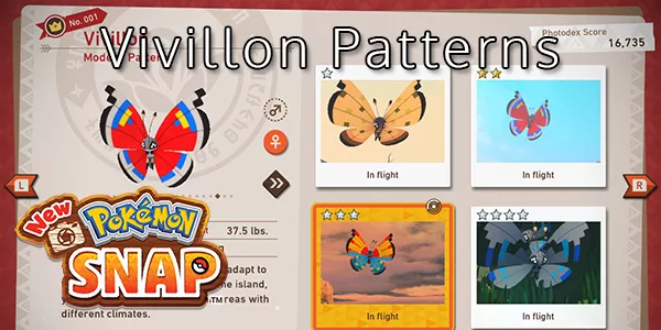 New Pokemon Snap - All Vivillon Patterns
