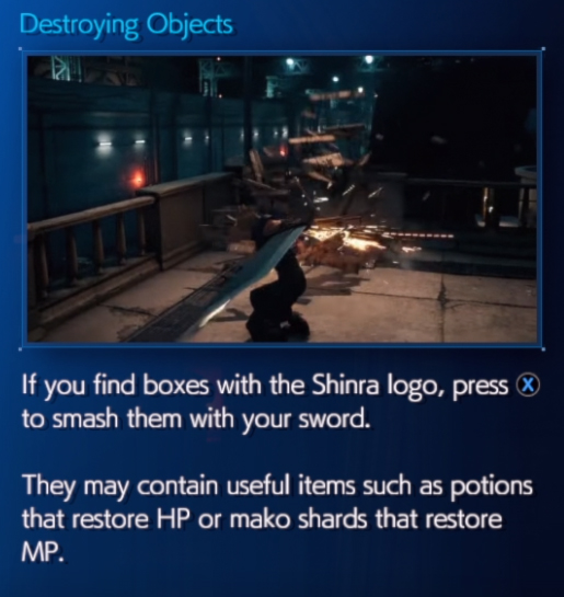 Destroying Objects FF7R