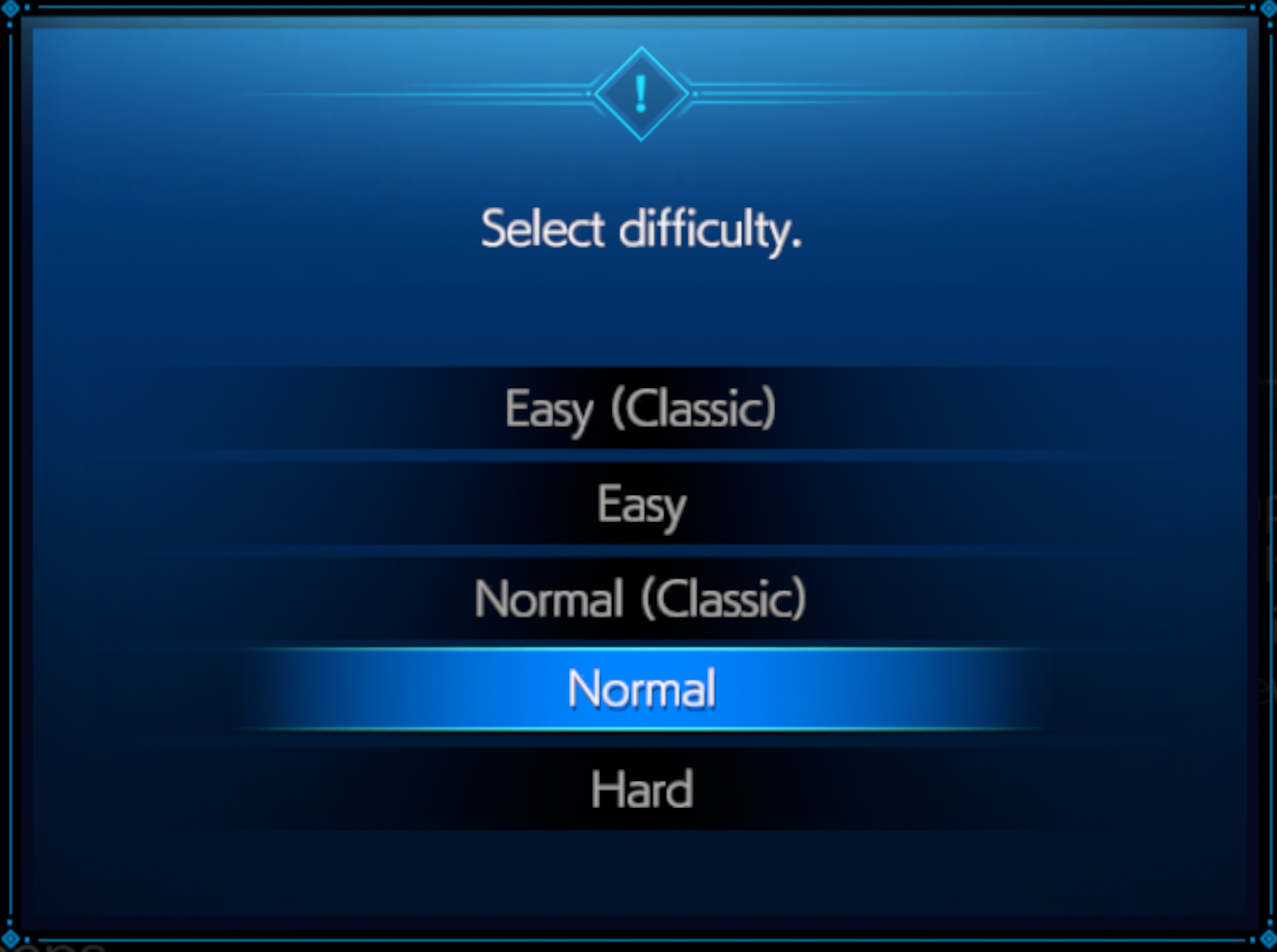 Difficulty Modes