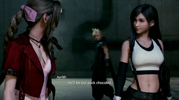 Cloud, Tifa and Aerith