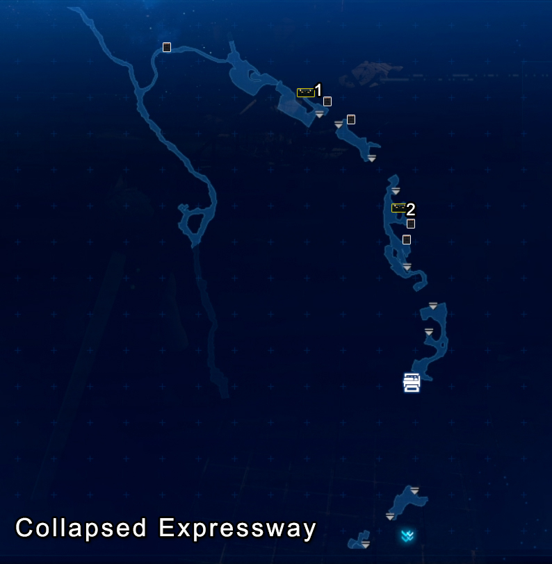 Collapsed Expressway Map