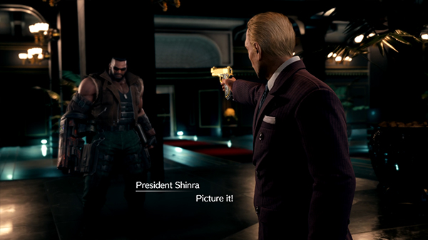 President Shinra Barret