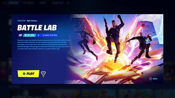 Fortnite Battle Lab