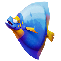 Light Blue Shield Fish