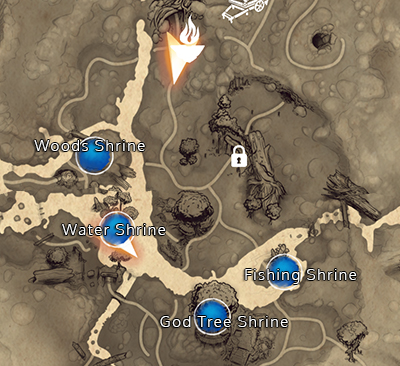 Forgotten Forest - Shrine Locations