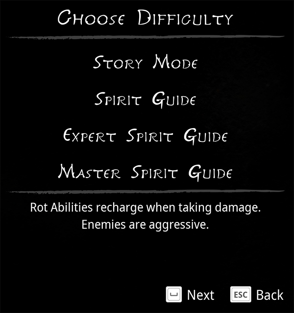 Kena: Bridge Of Spirits Difficulty Options