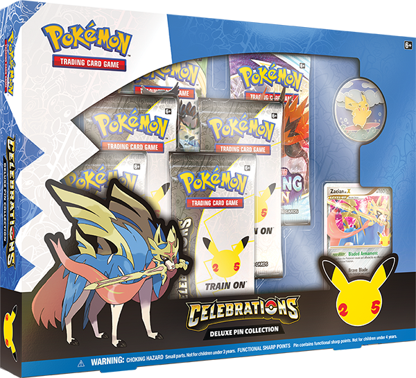 Pokemon TCG Celebrations Deluxe Pin Collection
