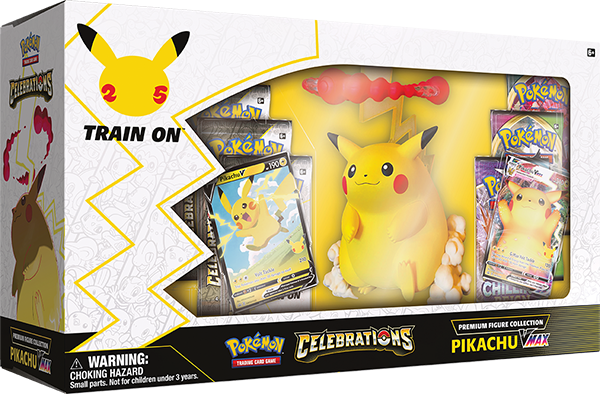 Pokemon TCG Celebrations Premium Figure Collection - Pikachu VMAX